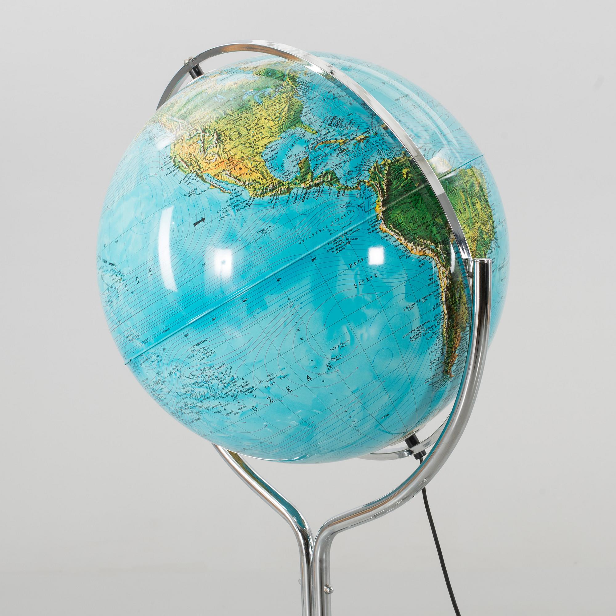 A GEOSCOPE GLOBE.