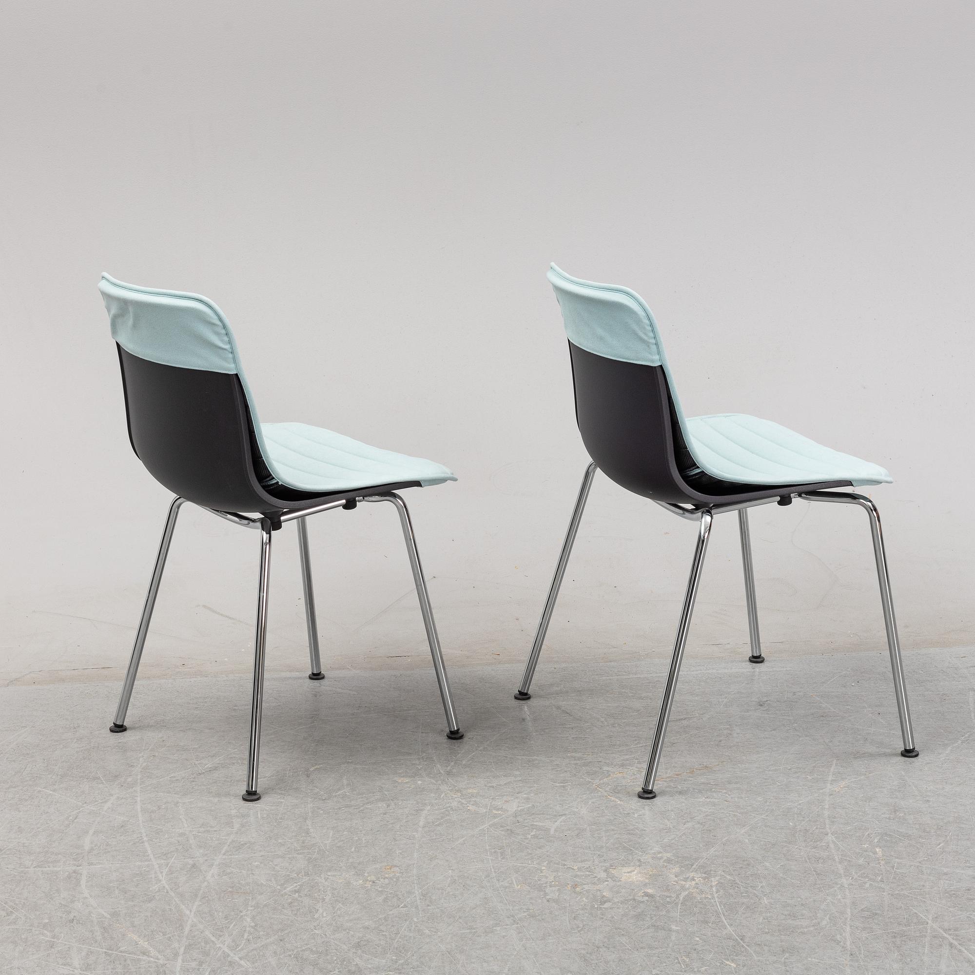 Jasper Morrison, a pair of 'HAL' chairs, Vitra.