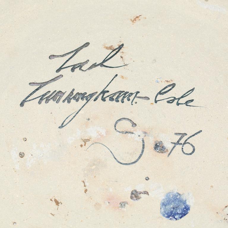 FAT, keramik. Carl Cunningham-Cole. Signerad och daterad -75.