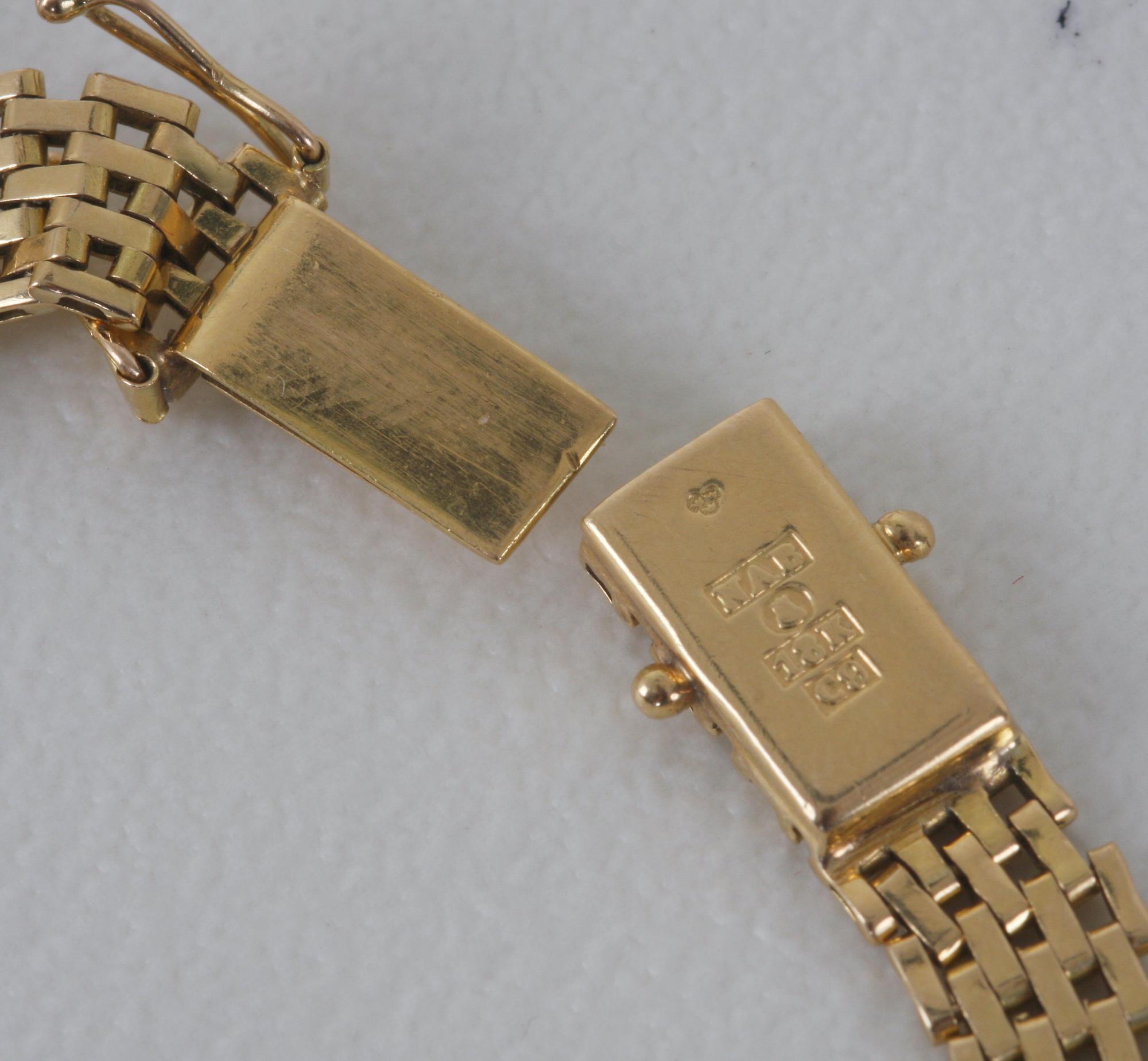 ARMLÄNK, 18K guld, ca 14 gr.
