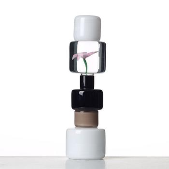 Matti Klenell, a unique free blown and solid glass "Ajeto Urn", produced at the Ajeto Glassworks, Czechia 2008.