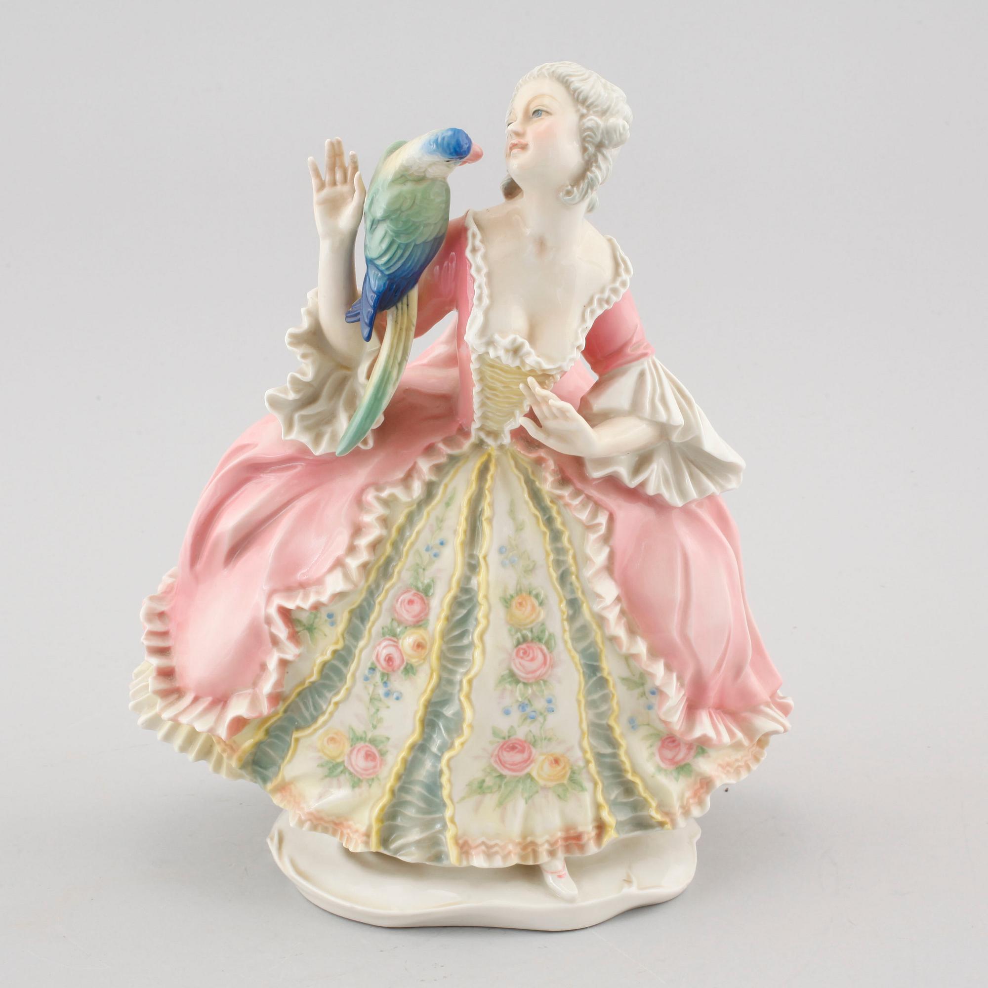 A porcelain figurine, Karl Ens, Germany, 20th century.