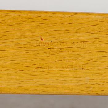 Bruno Mathsson, soffa, "Eva", Firma Karl Mathsson, Värnamo, 1973.