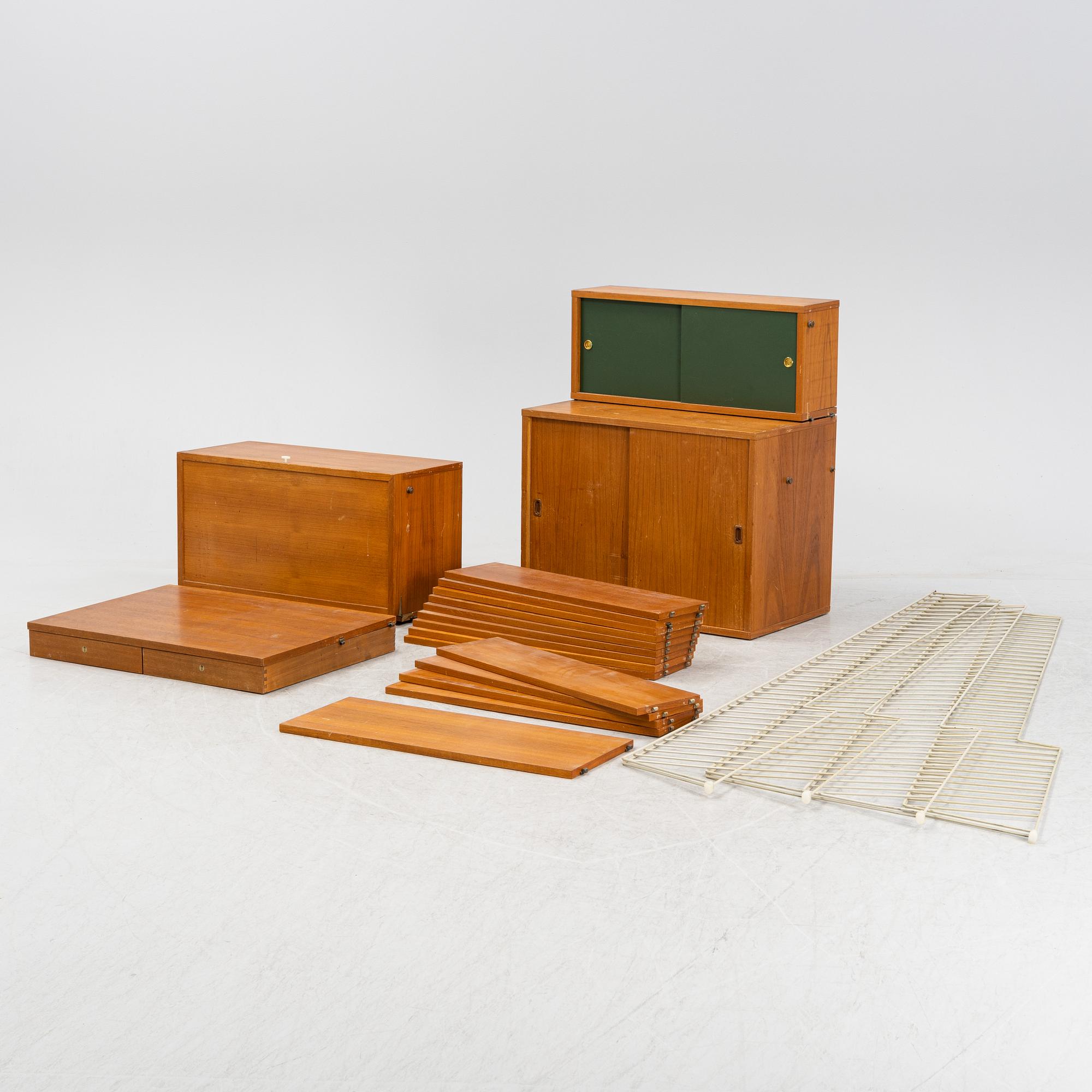 Nils Strinning, a shelf system, "String/BFB hyllan", String Design AB.