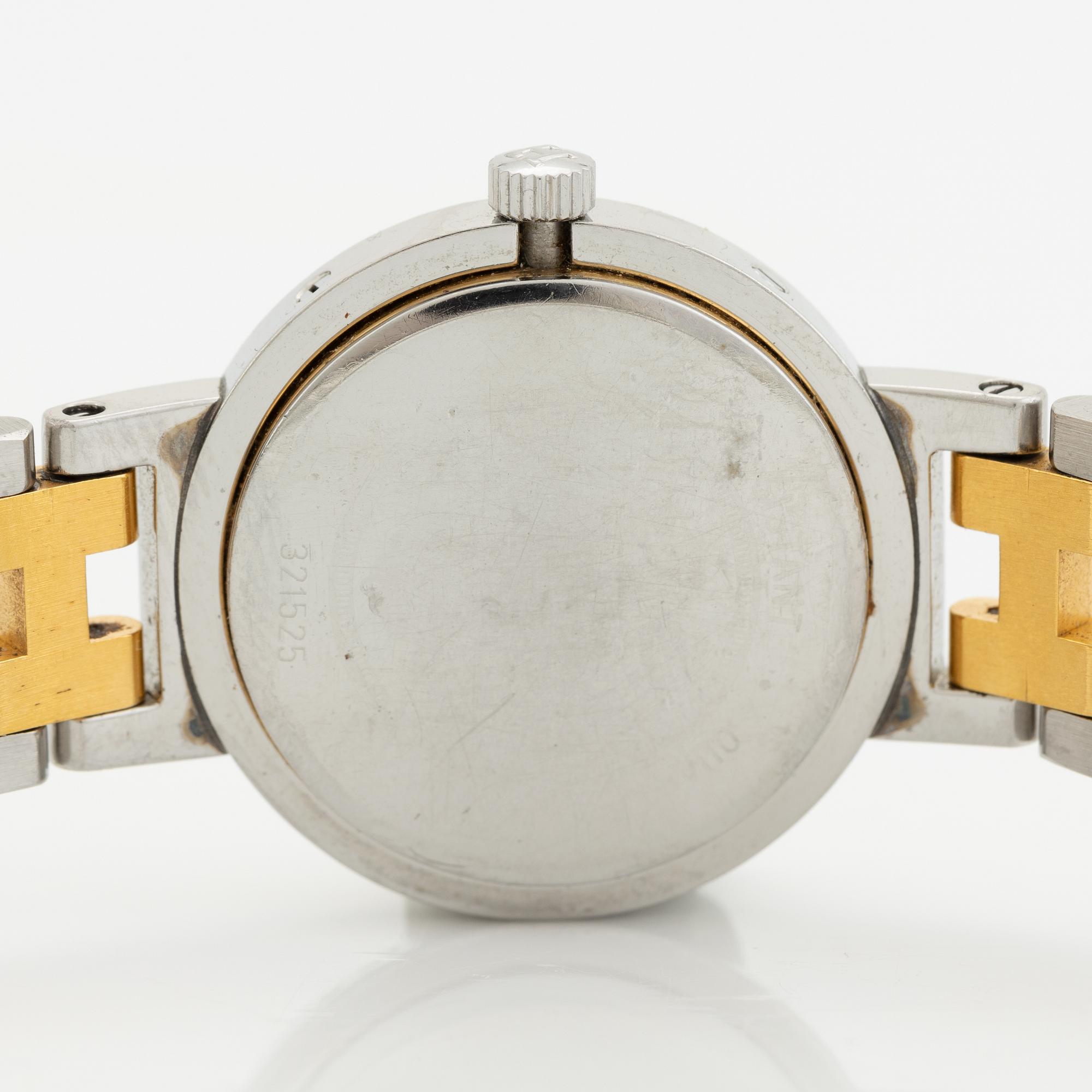 Hermès, Clipper, wristwatch, 24 mm.