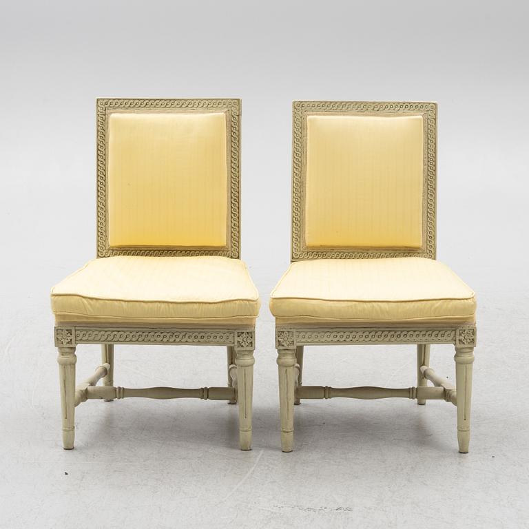 Chairs, a pair, Gustavian, late 18th century.