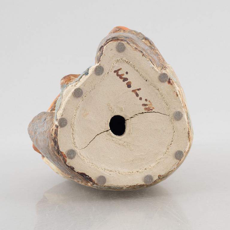 Lisa Larson, an 'Arabkvinna' stoneware figurine, probably a prototype, Gustavsberg.