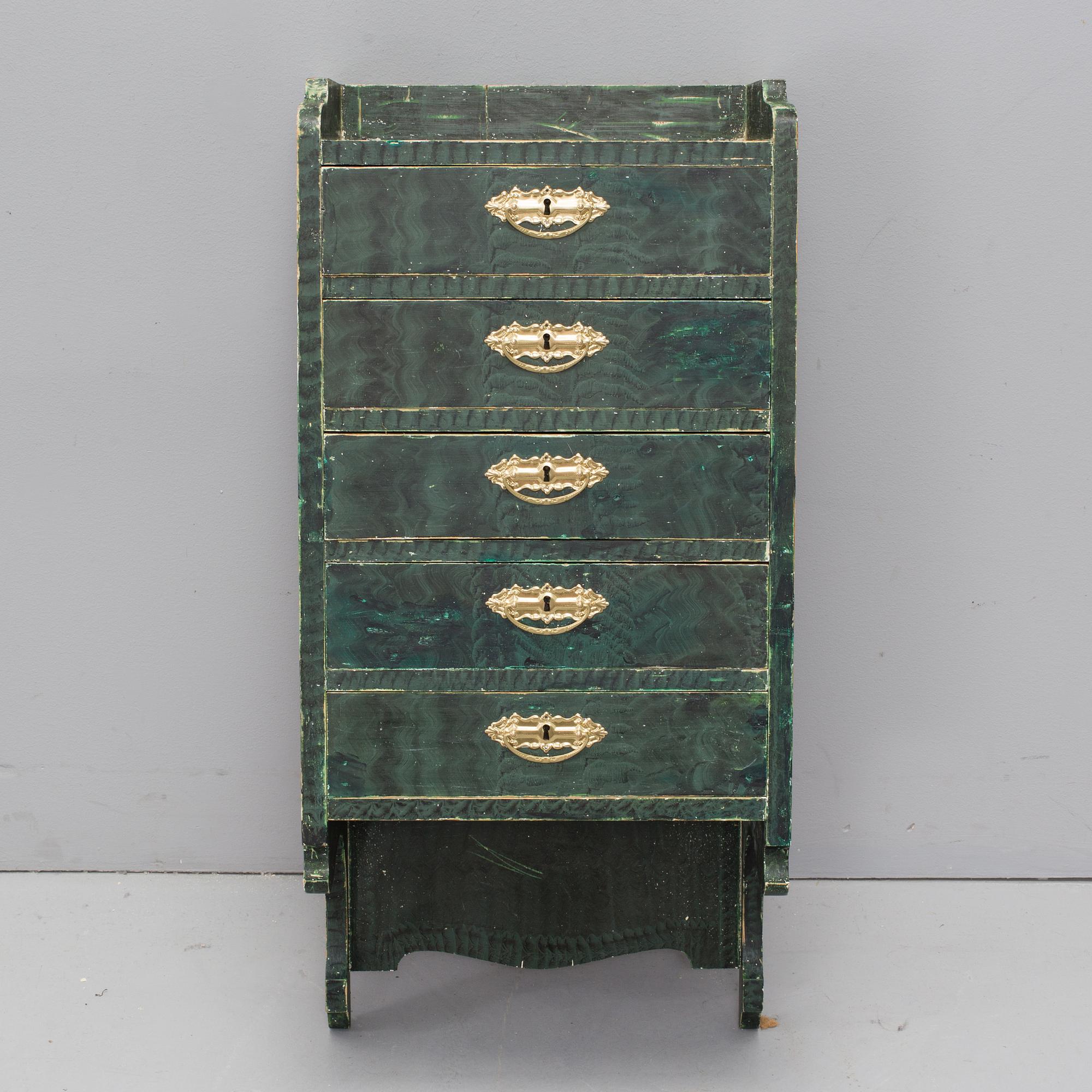 VÄGGBYRÅ, omkring år 1900.