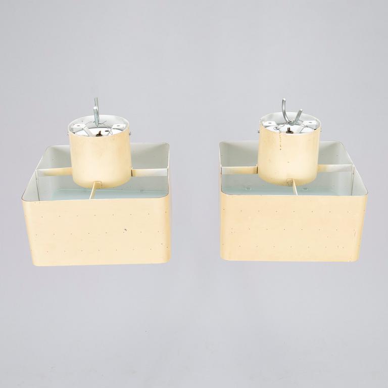 A pair of Itsu 'AA 59' ceiling lights, Finland, mid-20th Century.