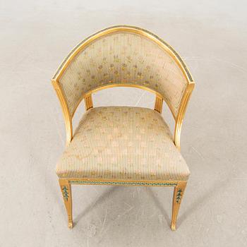 Armchair, Gustavian, Stockholm, circa 1800.
