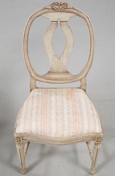 STOLAR, 4 st, gustaviansk stil, 1900-talets slut.