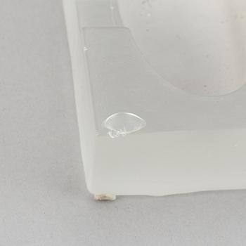 Bertil Vallien, two glass sculptures, Kosta Boda.