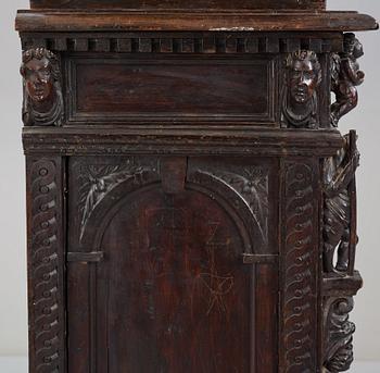 A Renaissance-style cupboard, 1800's, with older parts.