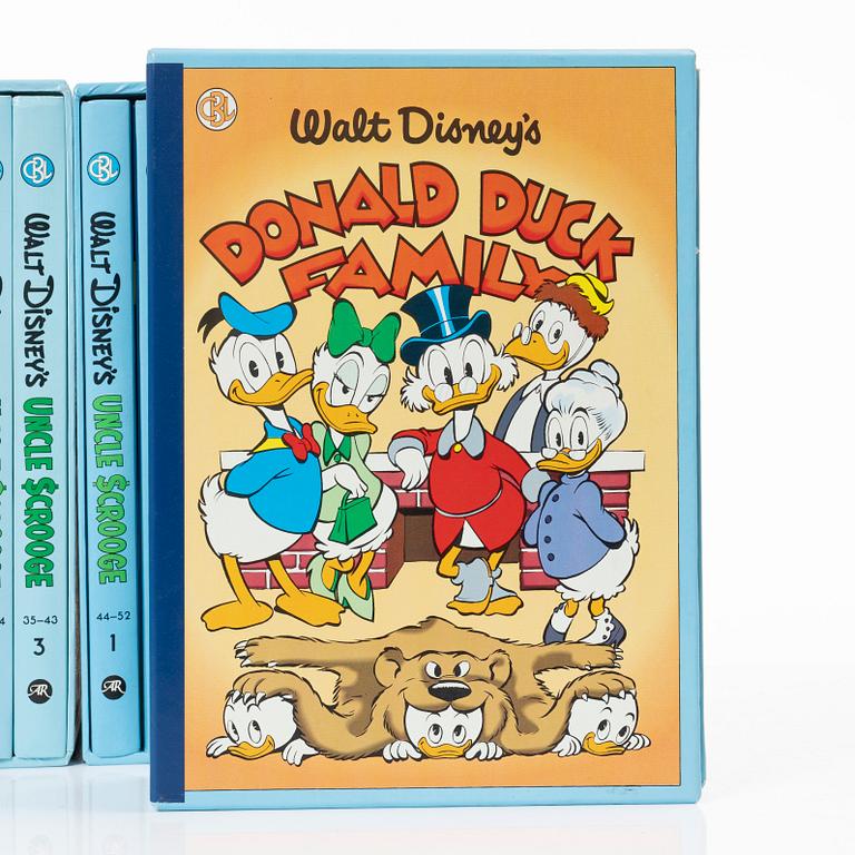 Carl Barks library, 30 volymer, Walt Disney, Another Rainbow Publishing, USA 1980-tal.