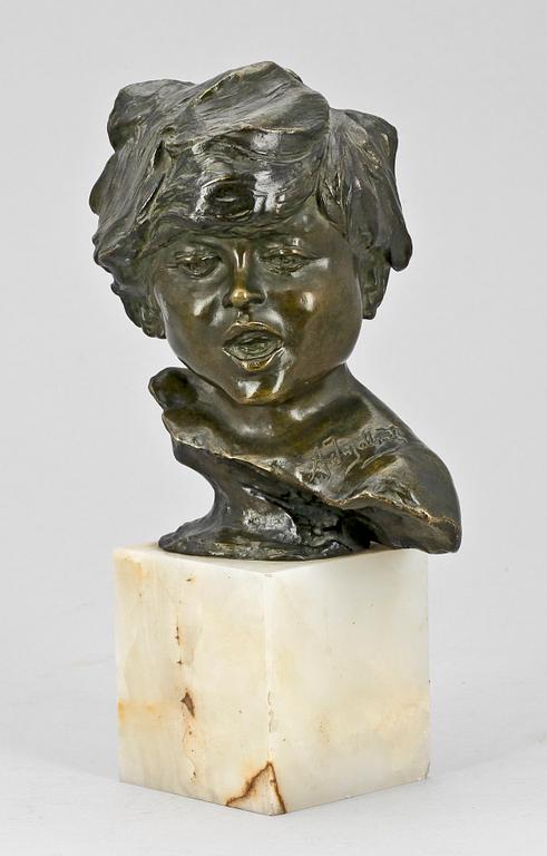 JEAN-ANTOINE INJALBERT. Skulptur. Brons. Sign.