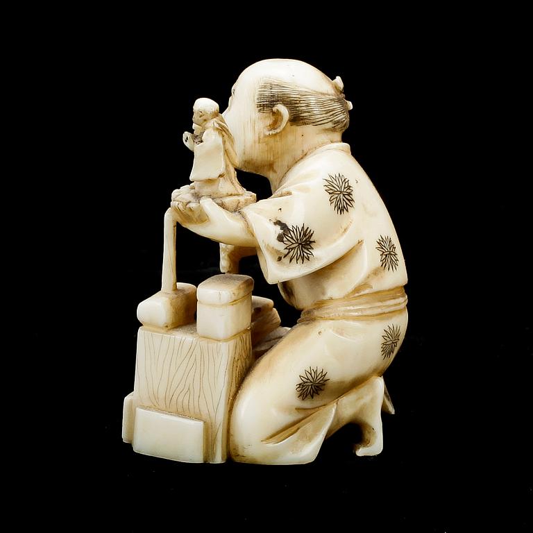 OKIMON, benarbete, Japan, omkr år 1900.