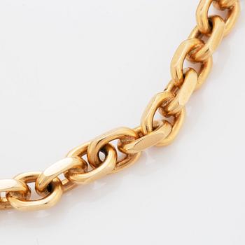 Armband 18K guld ankarlänk.