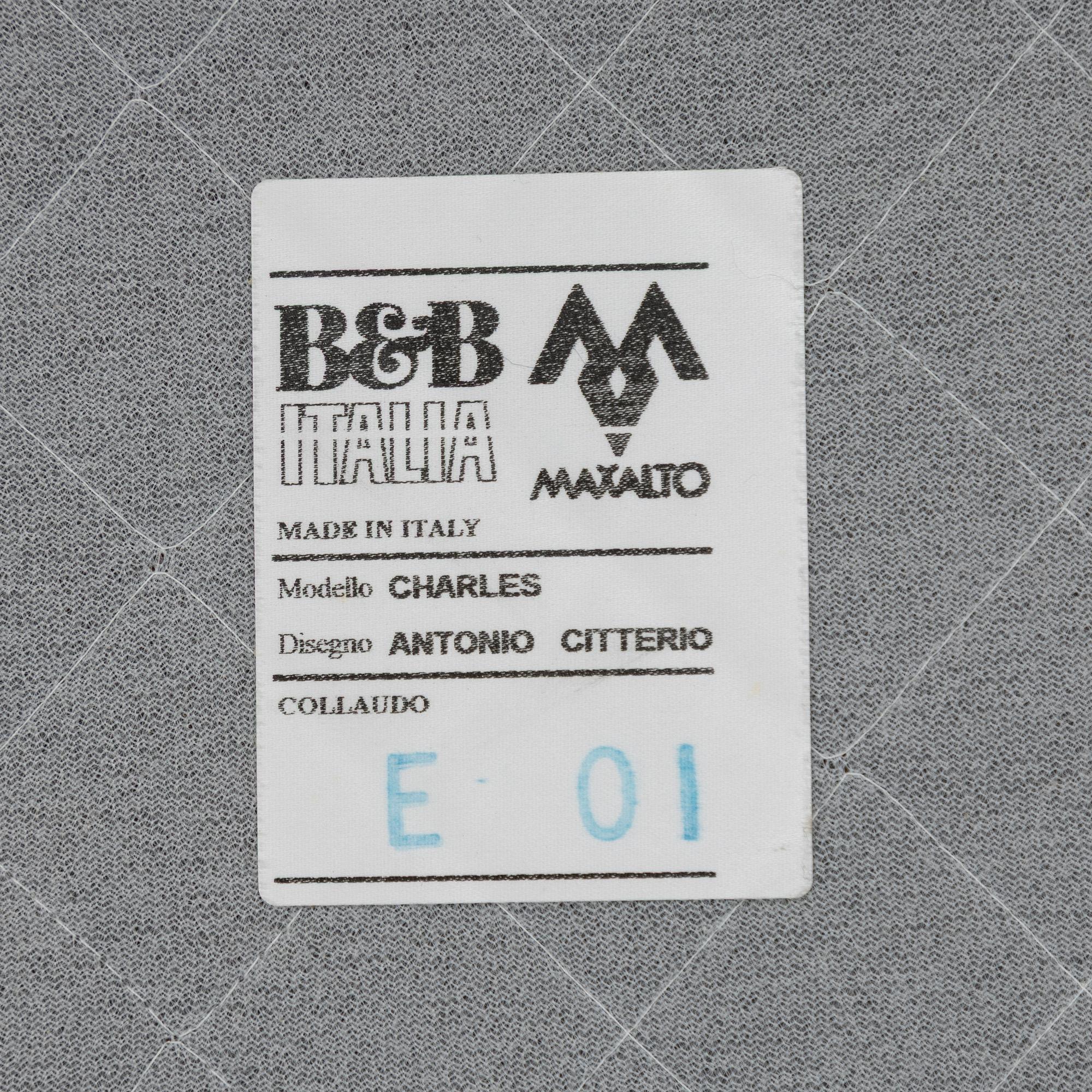 Antonio Citterio, hörnsoffa, 2 delar,"Charles", B&B Italia Maxalto.