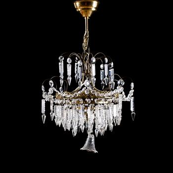 LJUSKRONA, 1900-talets mitt. Höjd ca 30 cm.