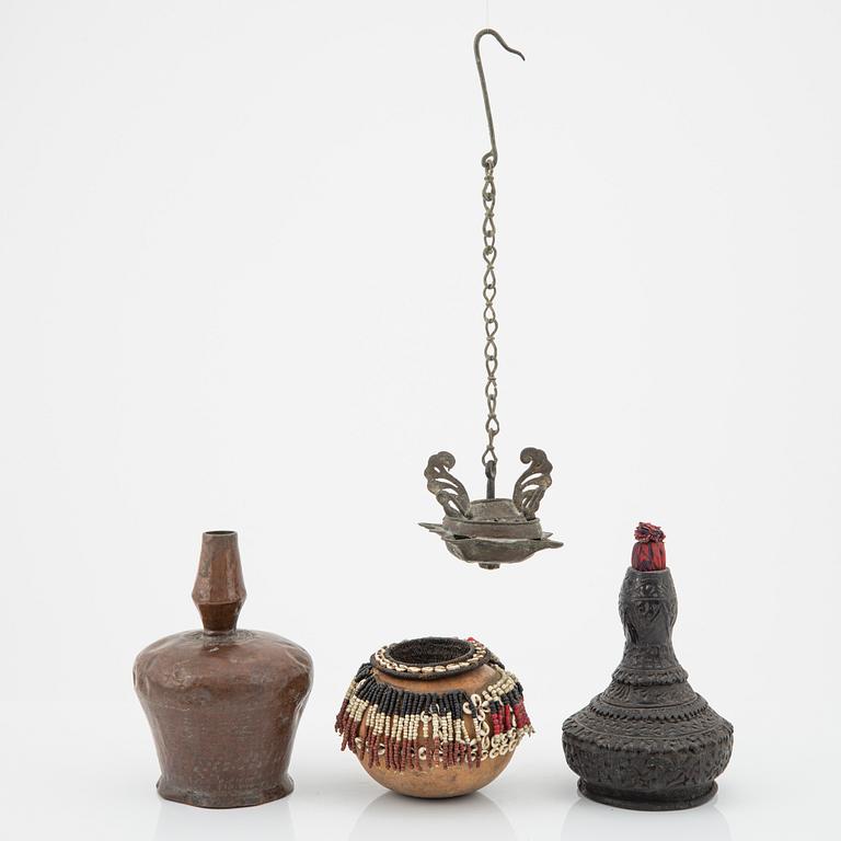 A set of four vessels, Indonesia, 20th Century.