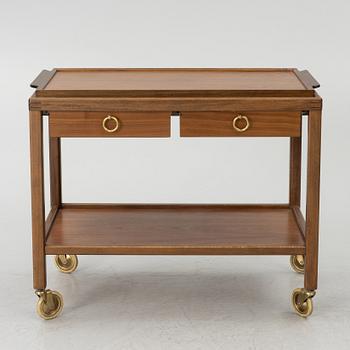 Evald Melander, serving trolley, model 'Britta', Mele-Möbler, Stockholm, c. 1960.