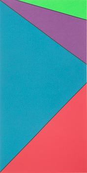 Olle Bærtling, färgserigrafi, signerad Baertling, daterad 1972-77 och numrerad 19/125 med blyerts.