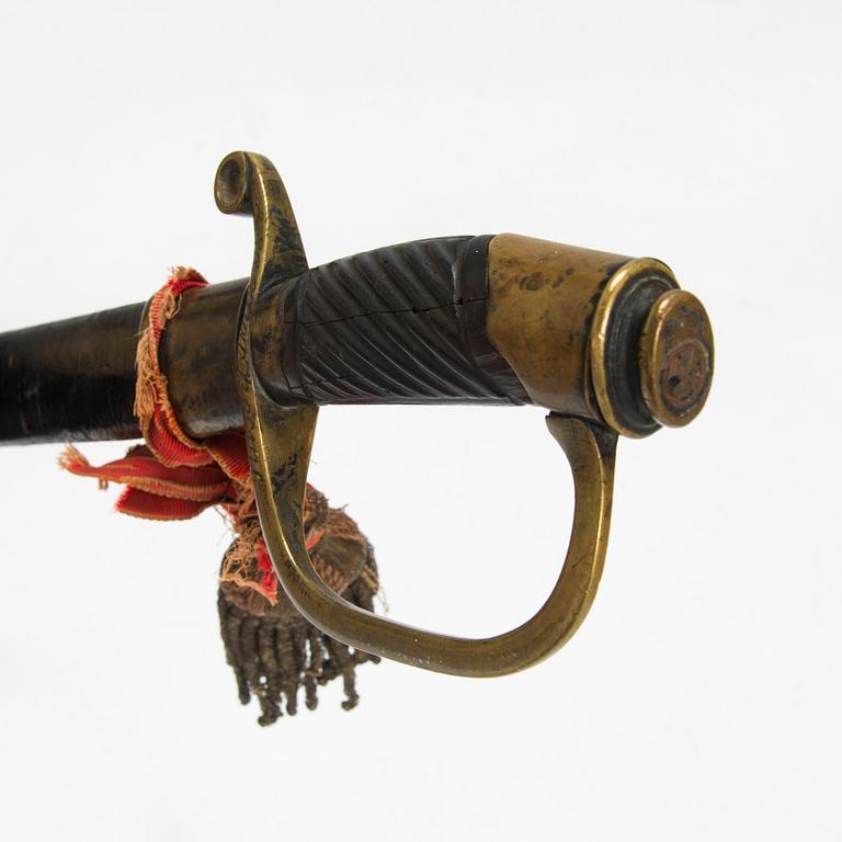 An Imperial Russian infantry sabre/shashka model 1881.