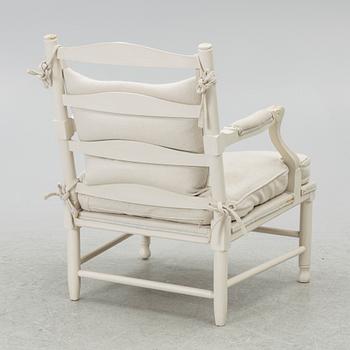 Armchair, Gustavian style, Gripsholm model, late 20th century.