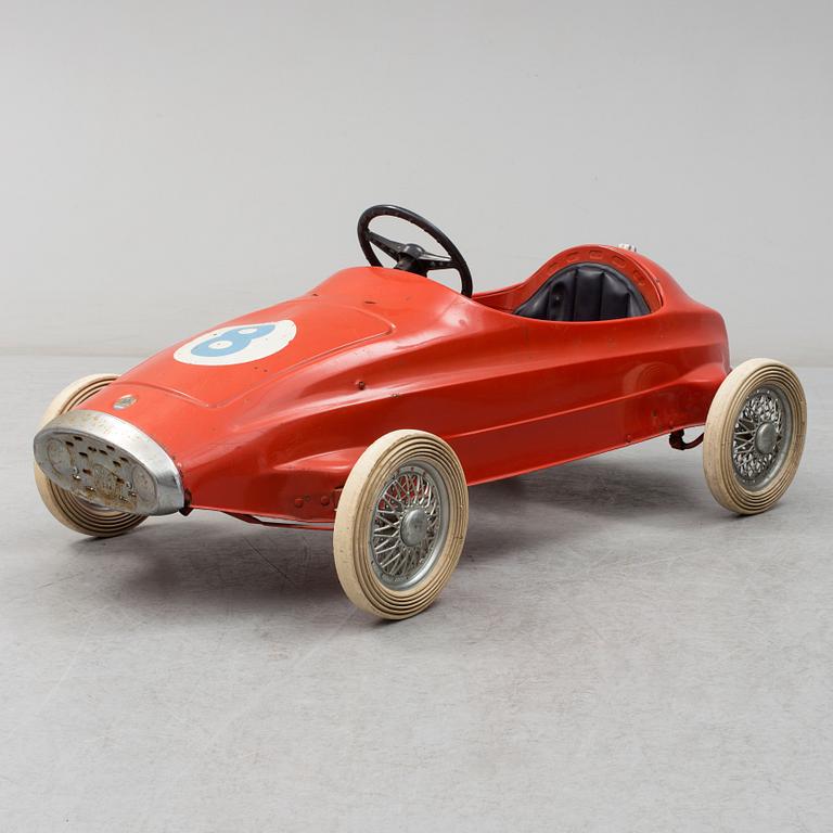 PEDAL CAR, Giordani, Italy, mid 20th century.