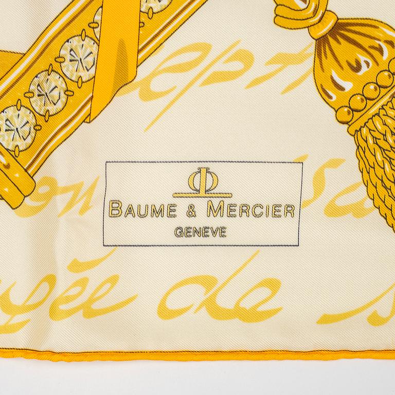 Baume & Mercier, a silk scarf.