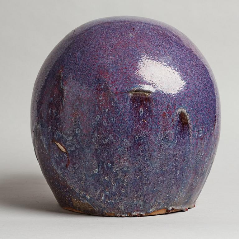 ULLA & GUSTAV KRAITZ, a stoneware "Sphere" sculpture, Förslöv 1983.