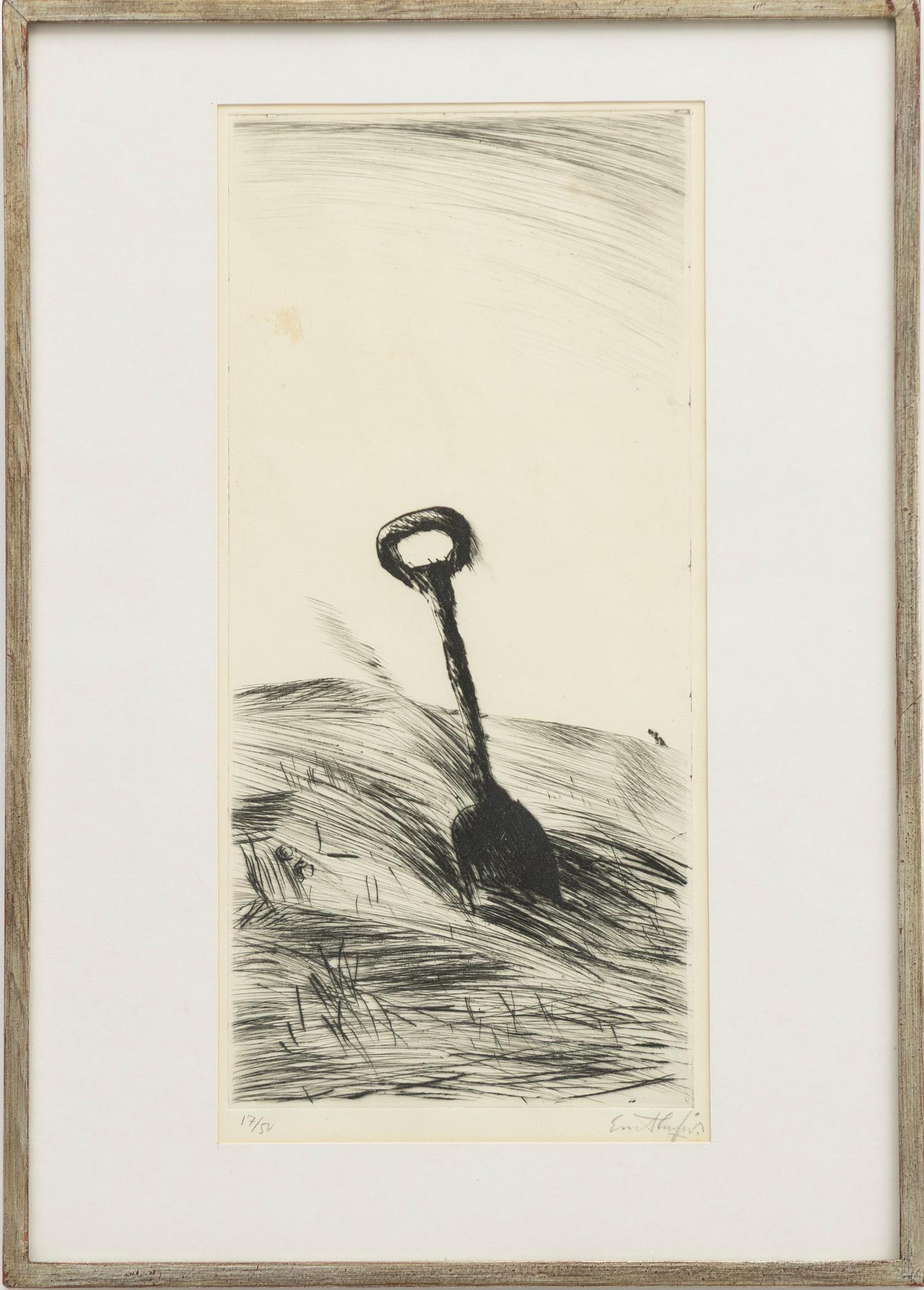 Evert Lundquist, Spade.