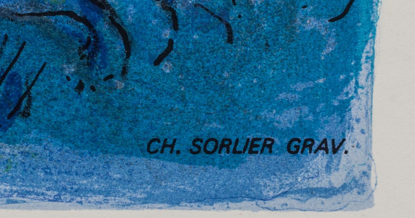 MARC CHAGALL, affisch, Sorlier 1973.