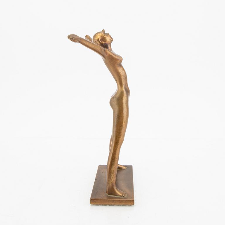 Stig Blomberg,a bronze sculpture.