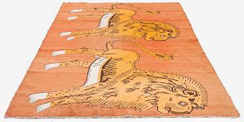 Matta, Antik Khotan, nordvästra Kina, ca 301 x 166 cm.