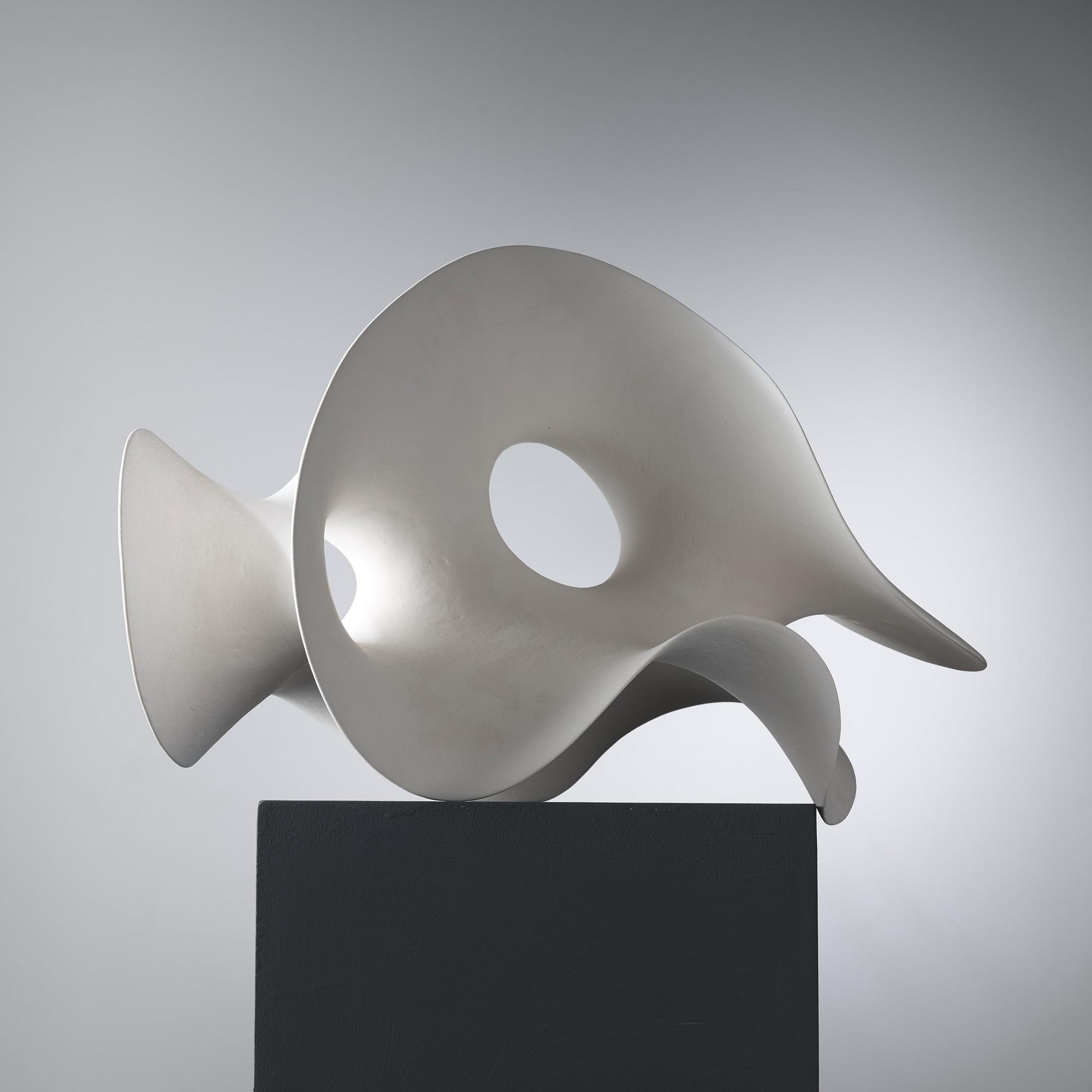 Eva Hild, an engobed stoneware sculpture "Loop 319", Sparsör Sweden 2005.