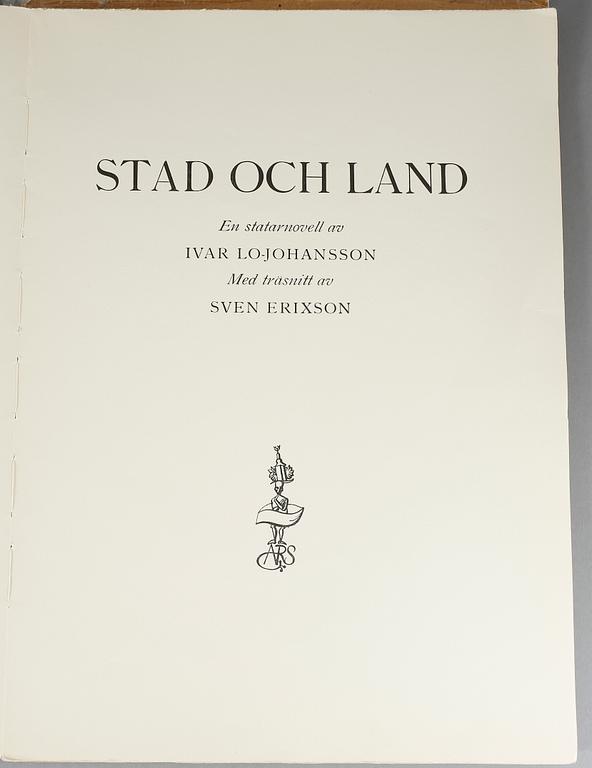 LO-JOHANSSON, IVAR (1901-1990) - ERIXSON, SVEN X-ET (1899-1970), bok. Utgiven 1945. Nummer 7 av 75.