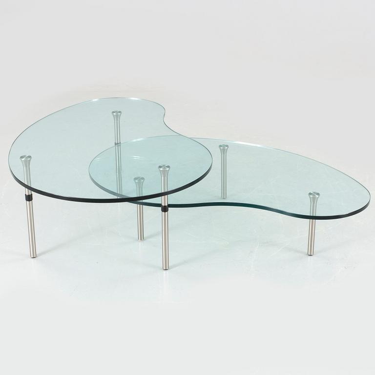 ENZO MARI, soffbord, 2 st, "Ambo", Zanotta, Italien.