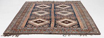 A carpet, Qashkai 'Shekarlou', approx. 310 x 227 cm.