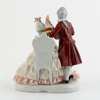 A porcelain figurine, Rudolf Volkstädter, Germany, 20th century.