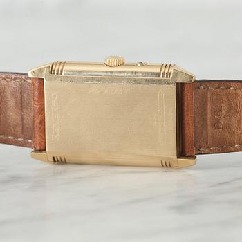 JAEGER-LeCOULTRE, Reverso Duo, "Night & Day", wristwatch, 26 x 36.5 (42.5) mm.