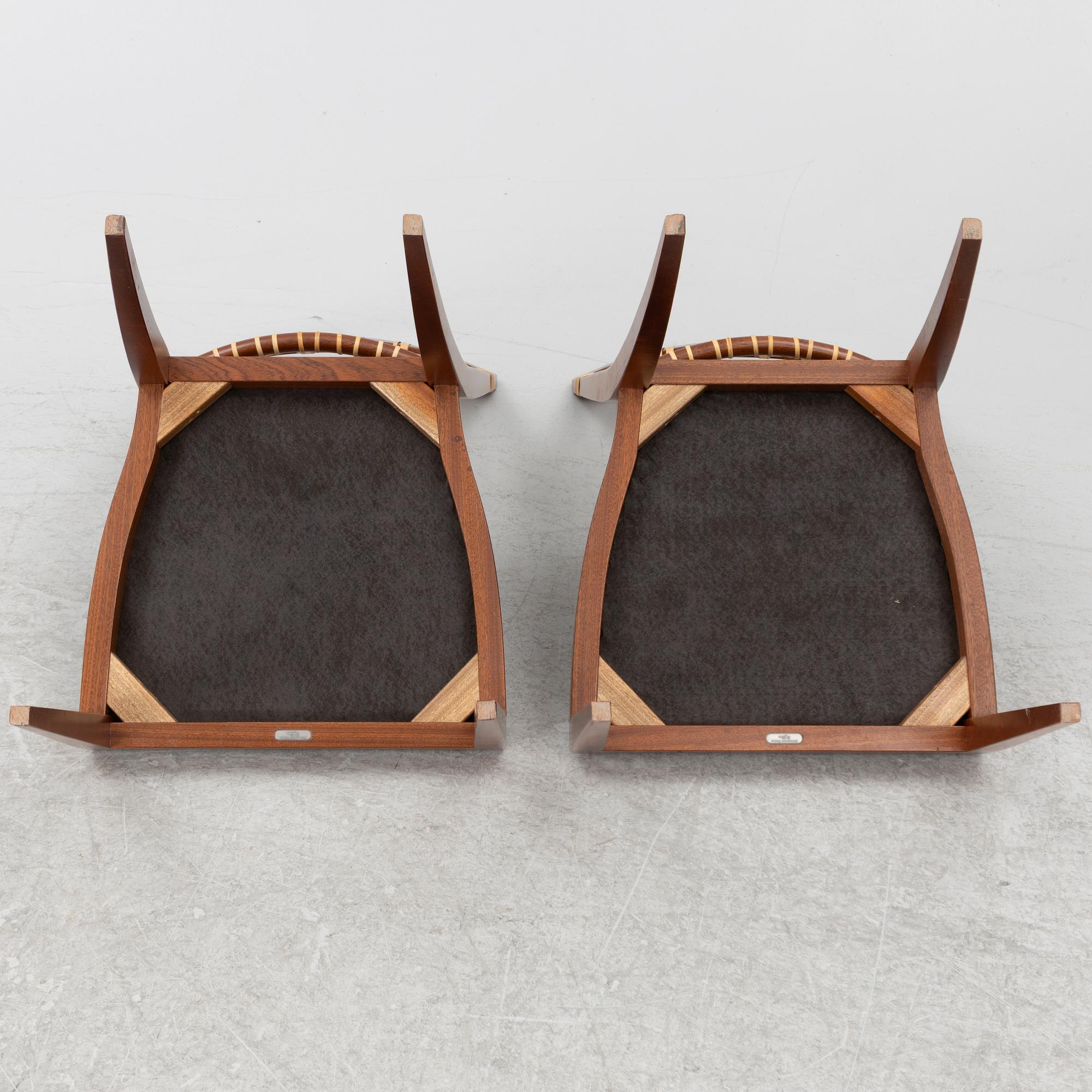 Josef Frank, Five model 1165 chairs, Svenskt Tenn.