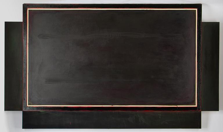 Jake Berthot, oil on canvas, signed and dated 1970 verso.