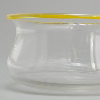 GUNNAR CYRÉN, skål, glas, Orrefors Expo.