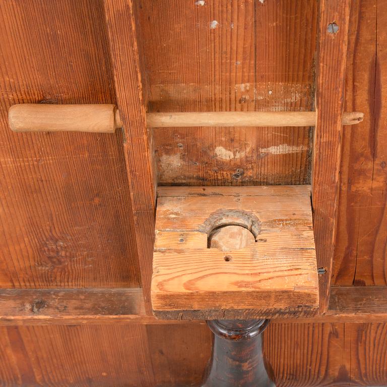 A Swedish tilt-top table by J Sjölin, master 1767.