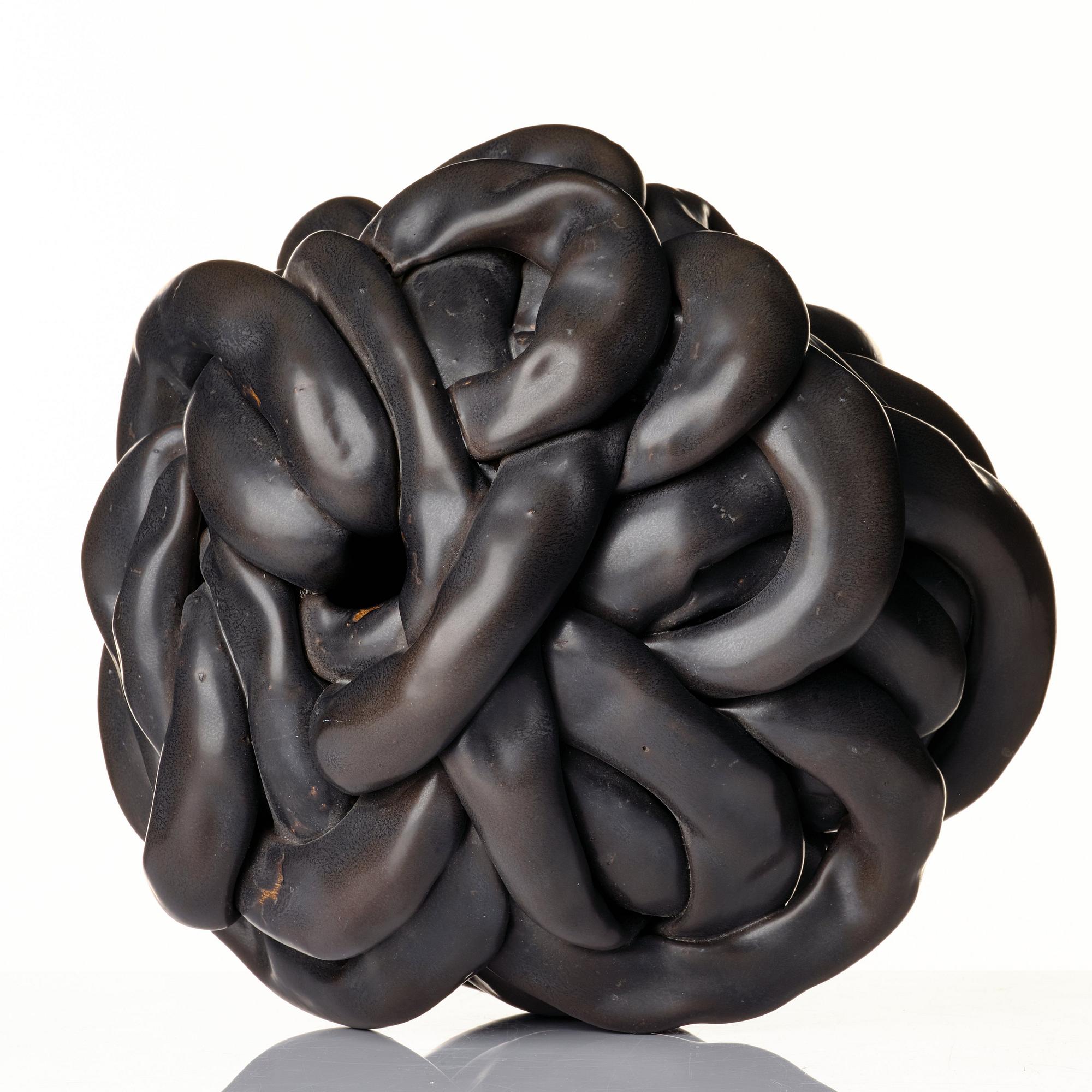 Mårten Medbo, a glazed stoneware sculpture, "Hose", dated 2012.