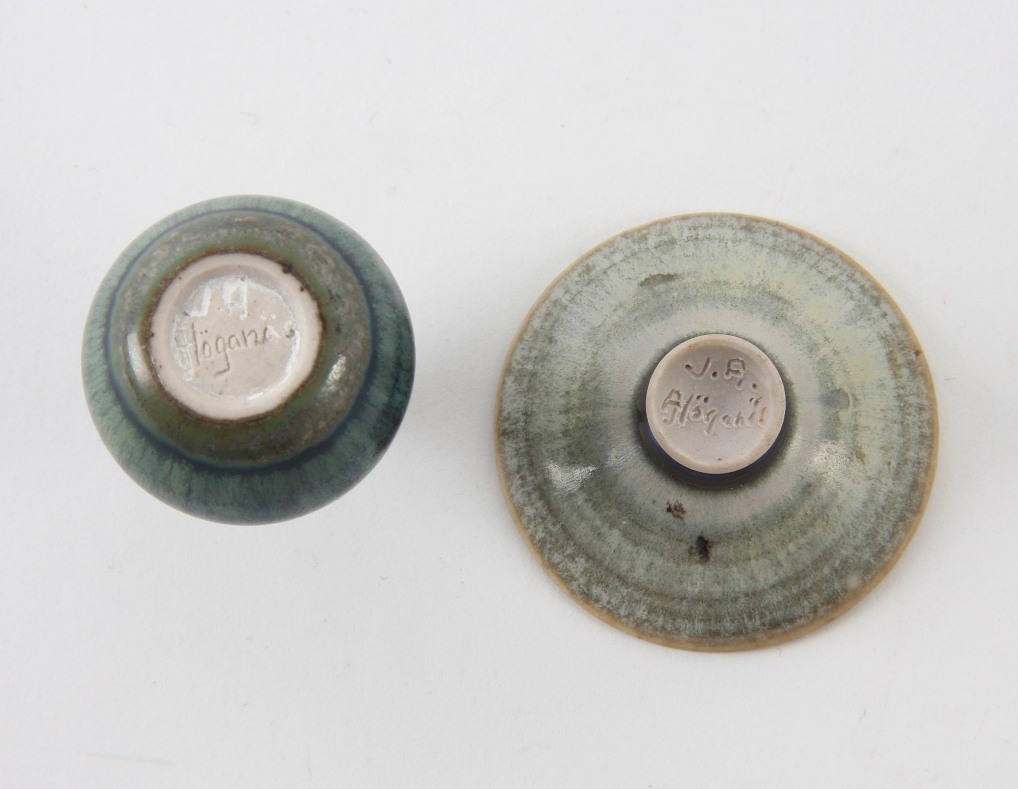 MINIATYRER, 5 delar, stengods, div formgivare.