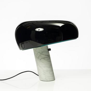 Achille & Pier Giacomo Castiglioni, a 'Snoopy' table lamp, Flos, Italy-.