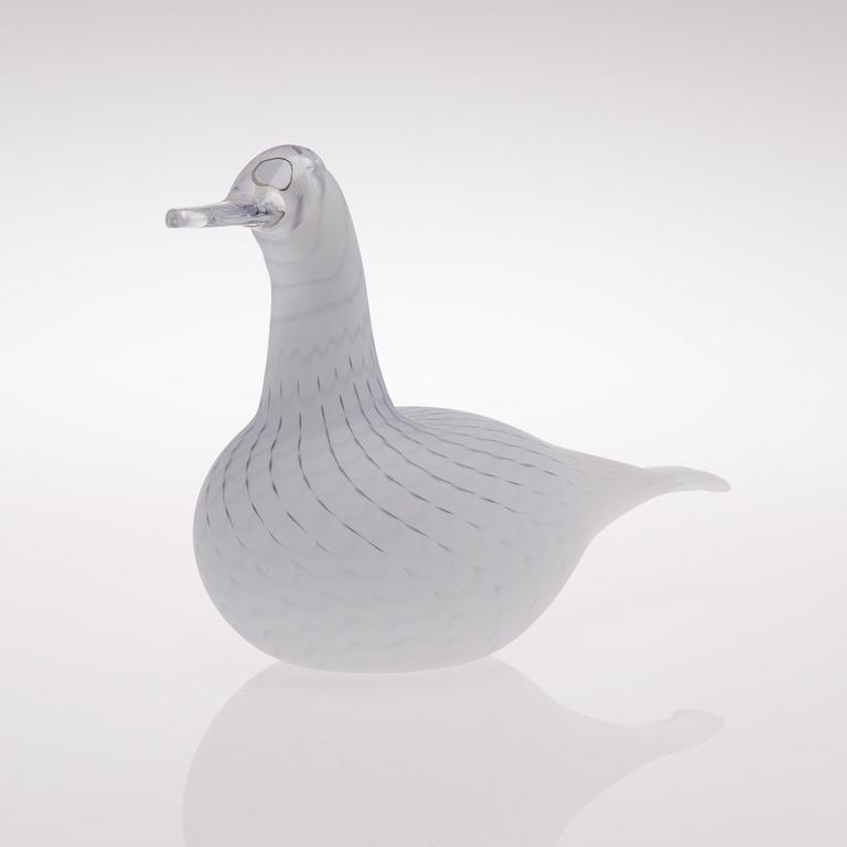 GLASS BIRD, signed Oiva Toikka Nuutajärvi, numbered 637/750.