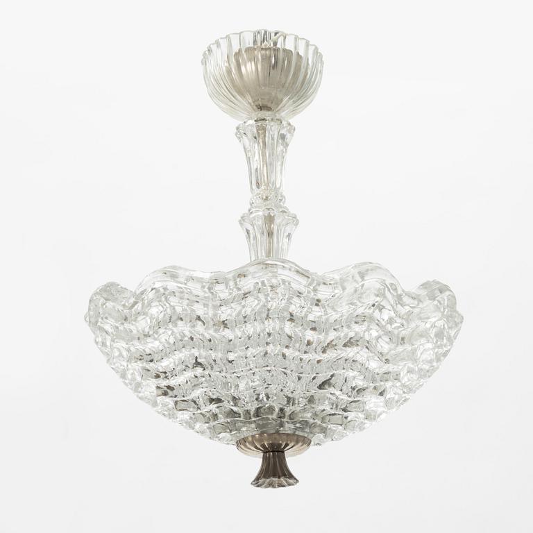 Carl Fagerlund, taklampa, Orrefors.